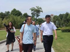 浦东水务和长桥山庄向导考察福寿园和必赢亚洲集团