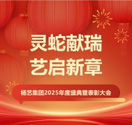 灵蛇献瑞 艺启新章 | 必赢亚洲集团2025年度盛典暨表扬大会